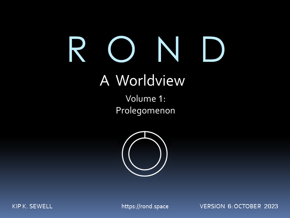 Cover Image for the Rond Worldview presentation (version 6, October 2023).